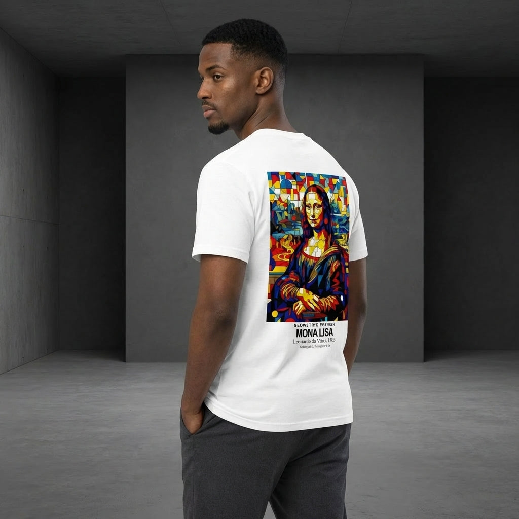 Mona Lisa T-Shirt - GEOMETRIC EDITION-2