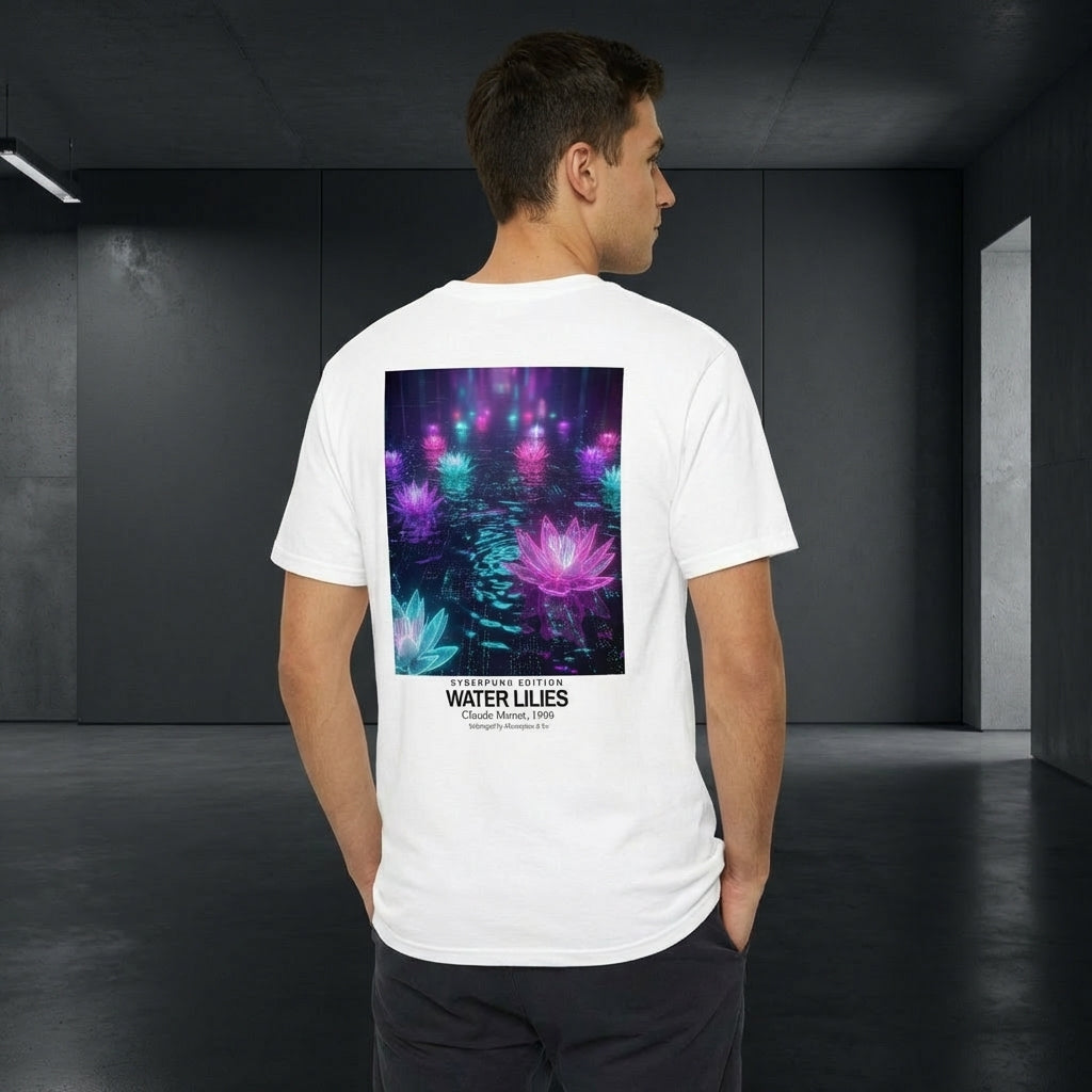 Water Lilies T-Shirt - CYBERPUNK EDITION-4
