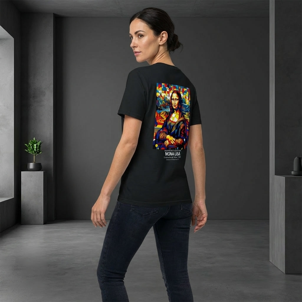 Mona Lisa T-Shirt - GEOMETRIC EDITION-3