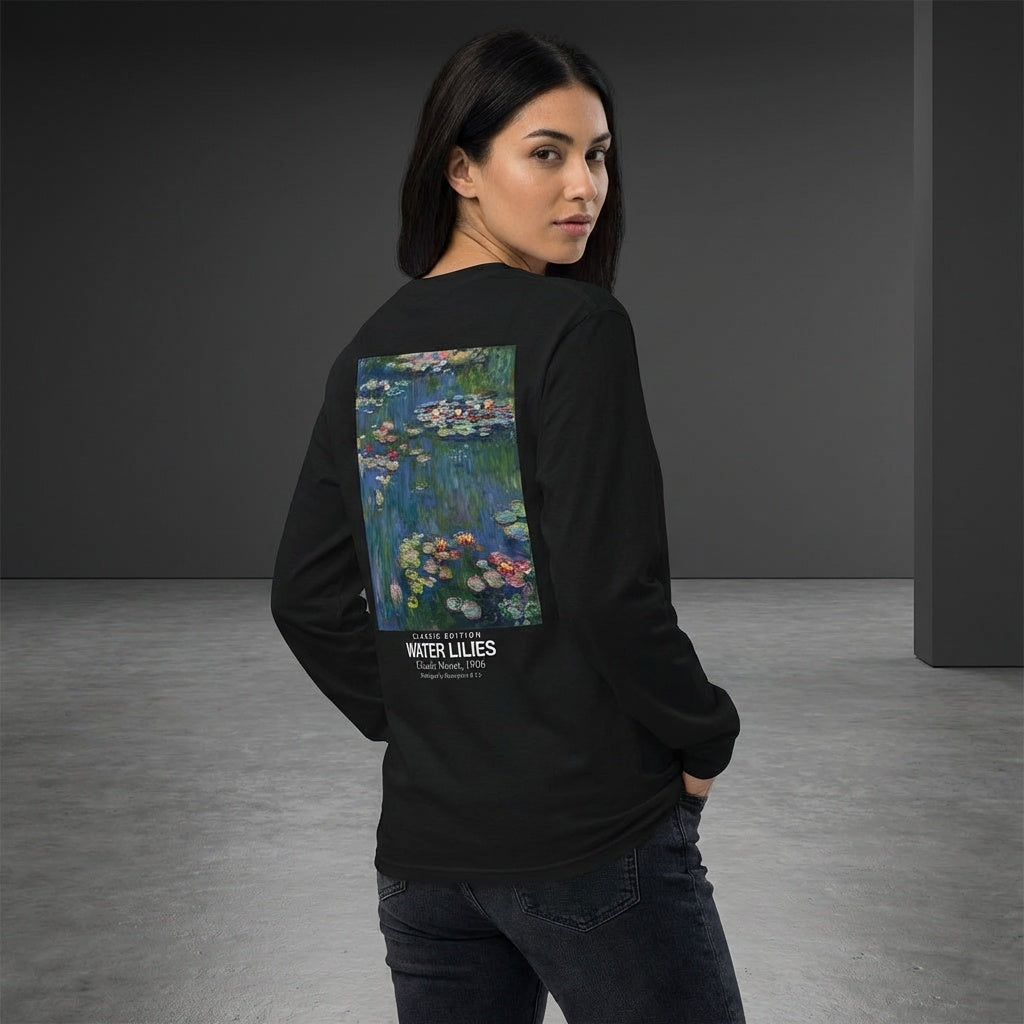 Water Lilies Longsleeve T-Shirt - CLASSIC EDITION-3