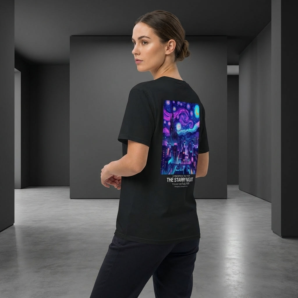 The Starry Night T-Shirt - CYBERPUNK EDITION