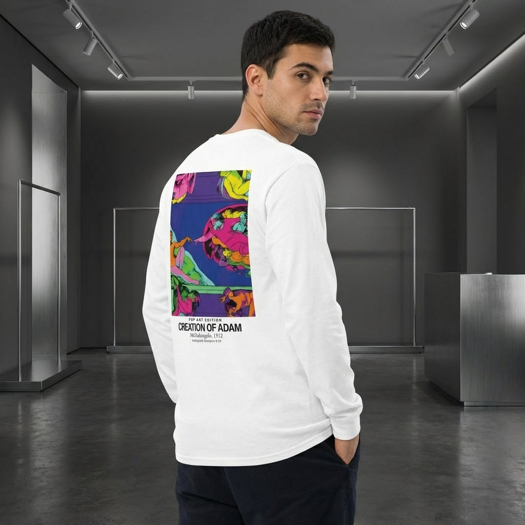Creation of Adam Longsleeve T-Shirt - POP ART EDITION-3