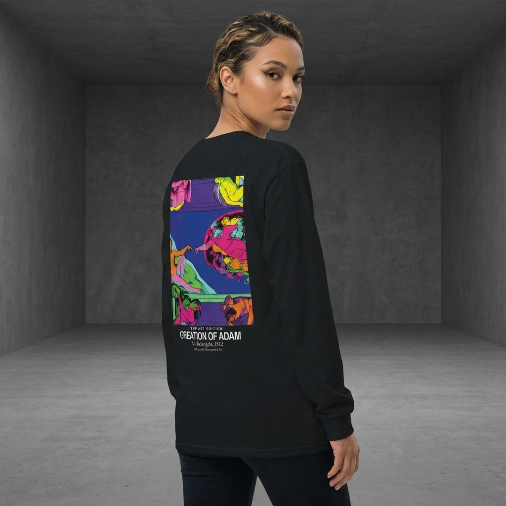 Creation of Adam Longsleeve T-Shirt - POP ART EDITION-2