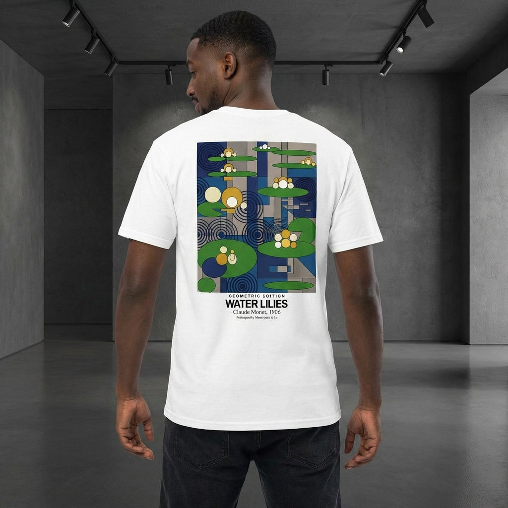Water Lilies T-Shirt - GEOMETRIC EDITION-4