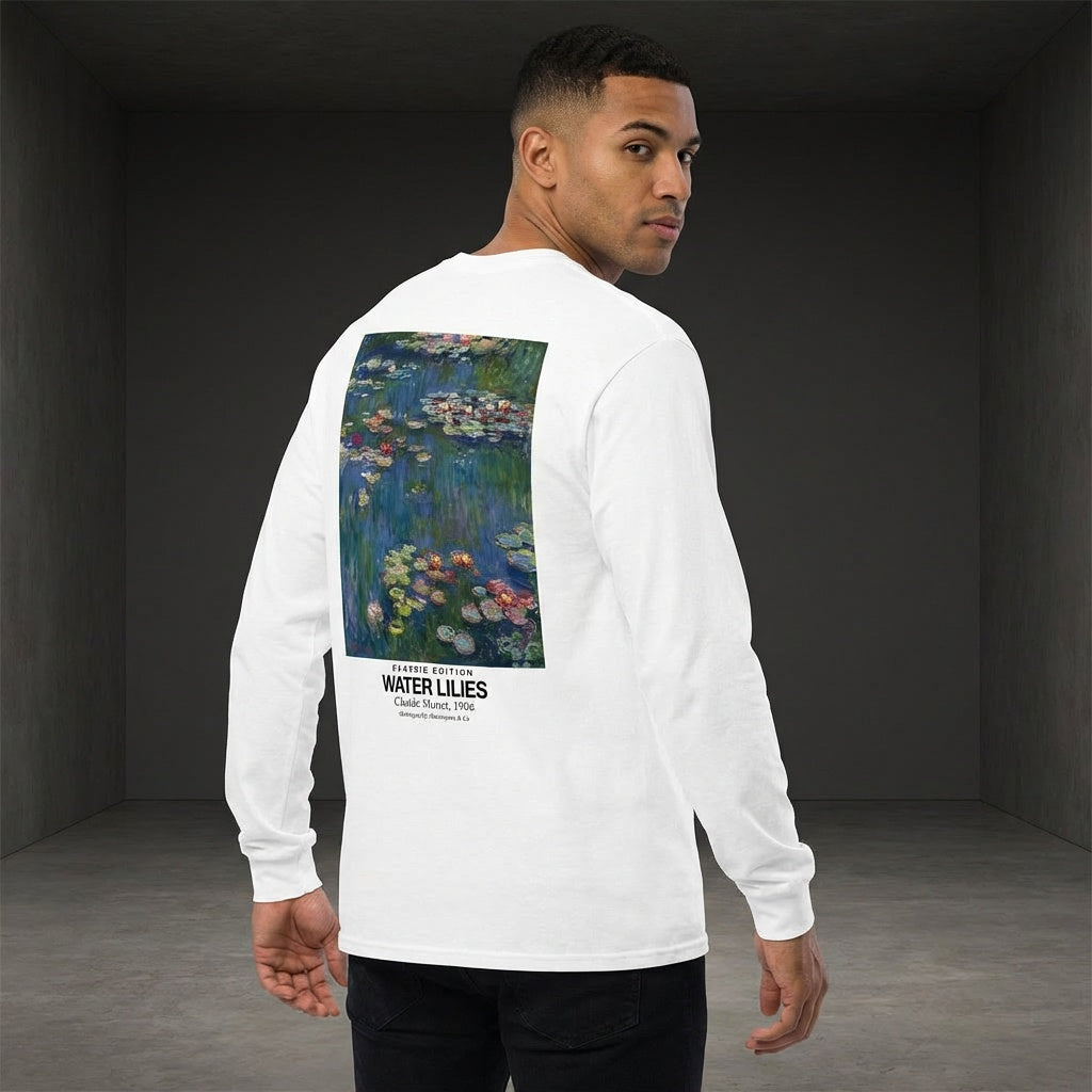 Water Lilies Longsleeve T-Shirt - CLASSIC EDITION-2