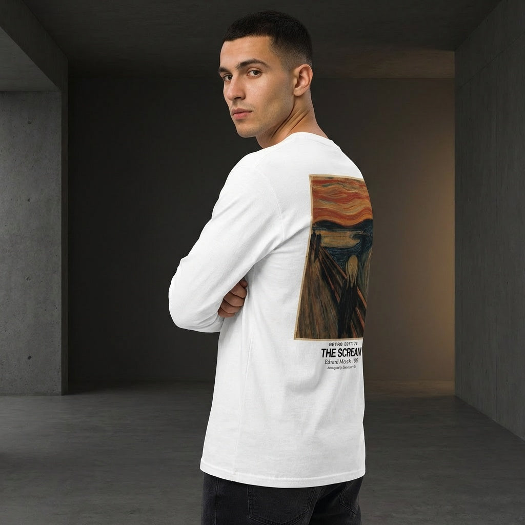 The Scream Longsleeve T-Shirt - RETRO EDITION-4