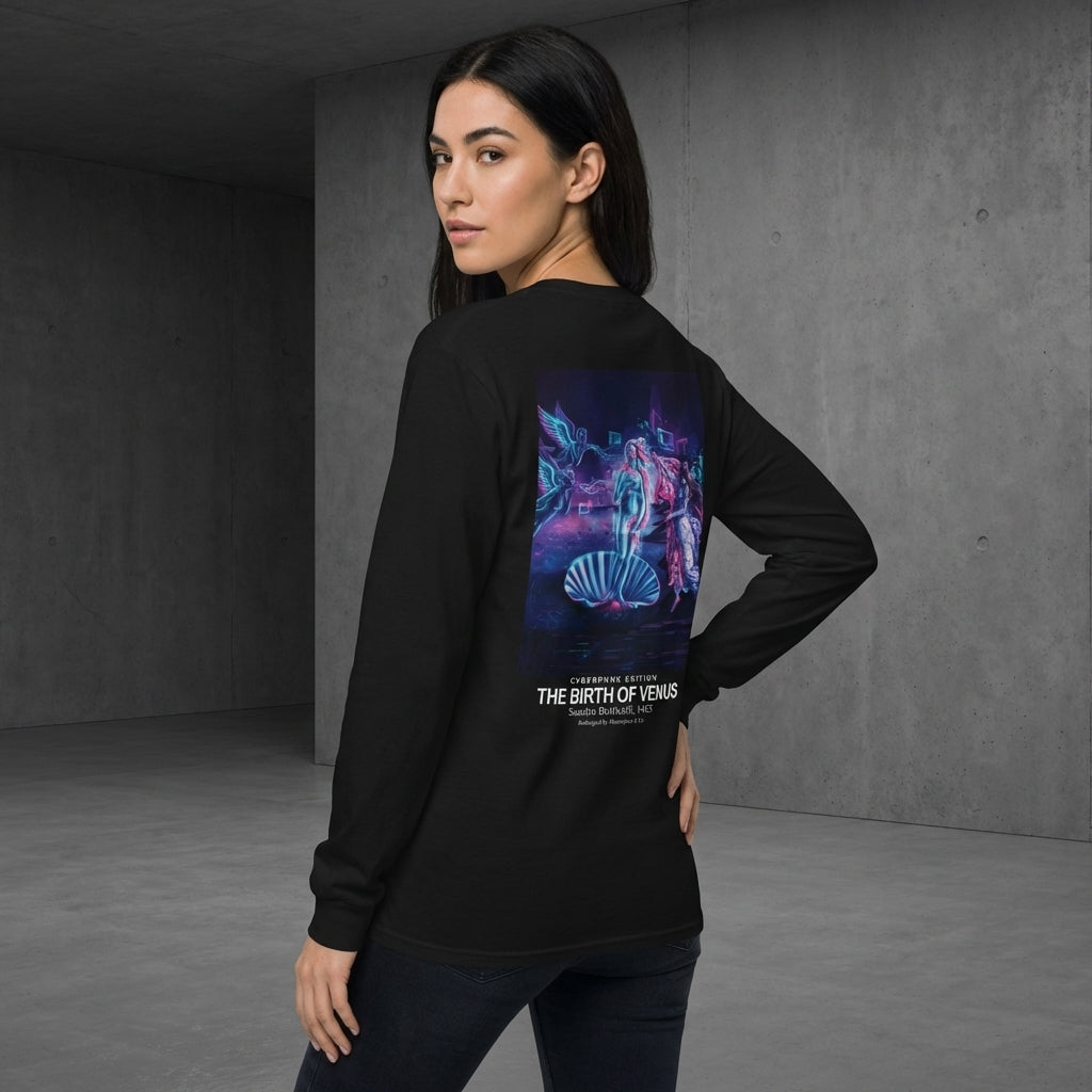 The Birth of Venus Longsleeve T-Shirt - CYBERPUNK EDITION-3