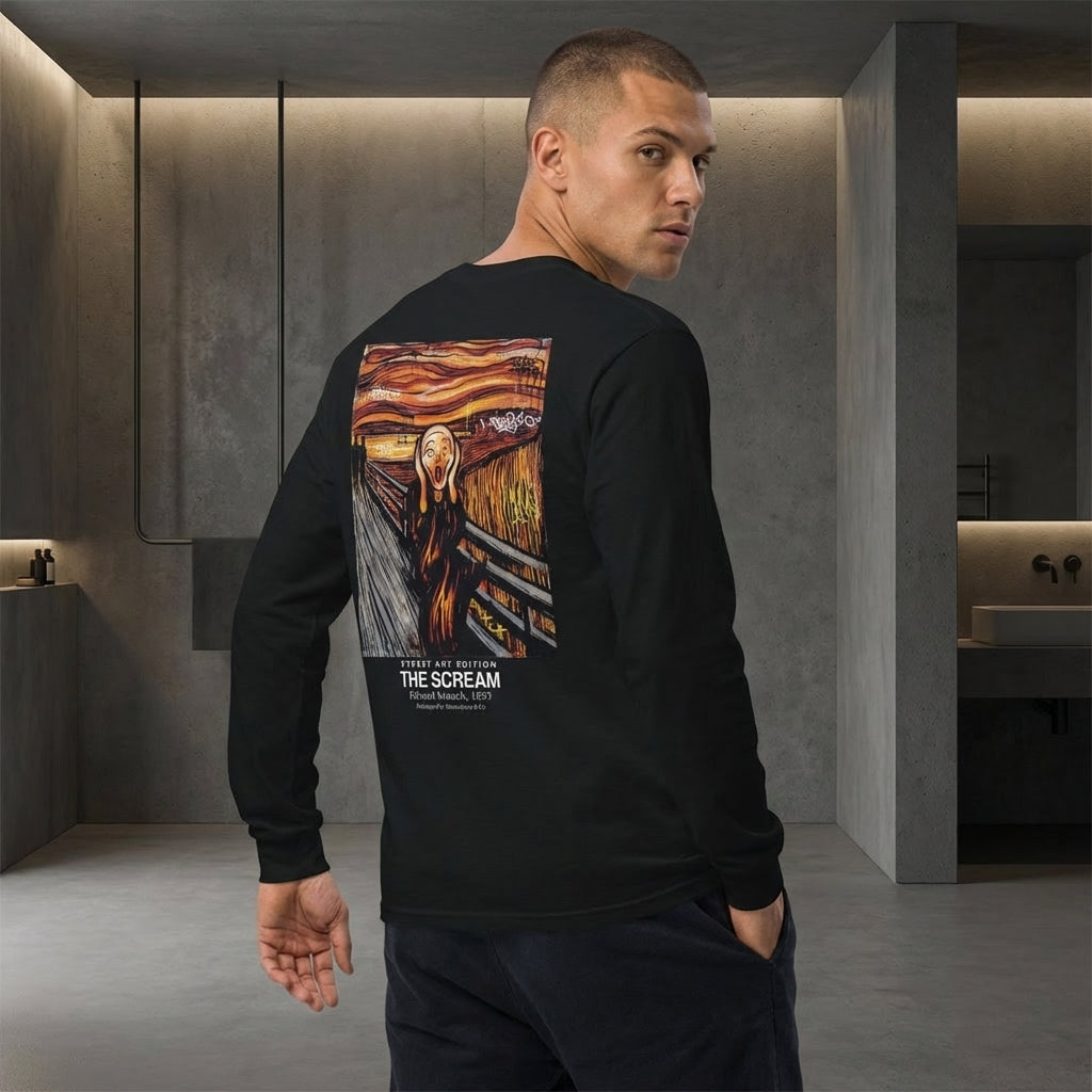 The Scream Longsleeve T-Shirt - STREET ART EDITION