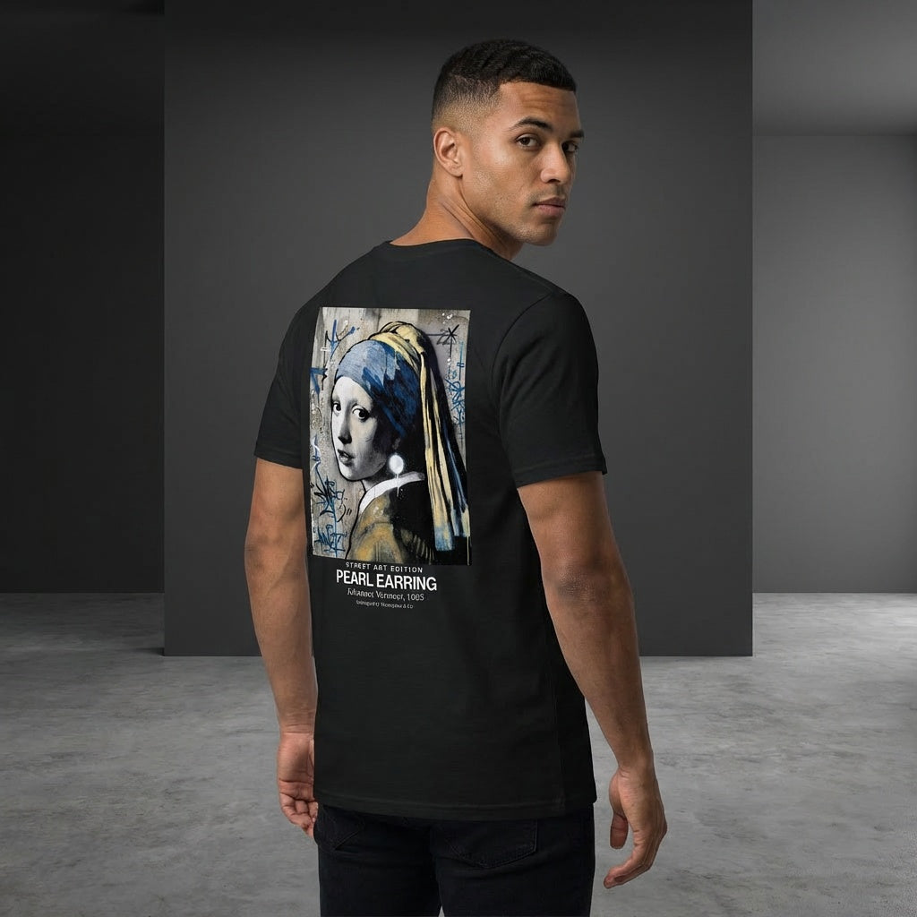 Girl with a Pearl Earring T-Shirt - STREET ART EDITION-2