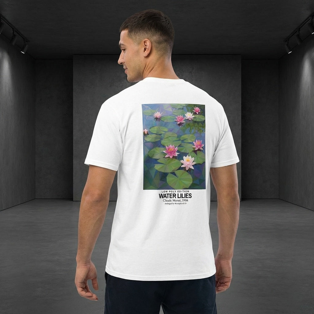 Water Lilies T-Shirt - LOW POLY EDITION-2