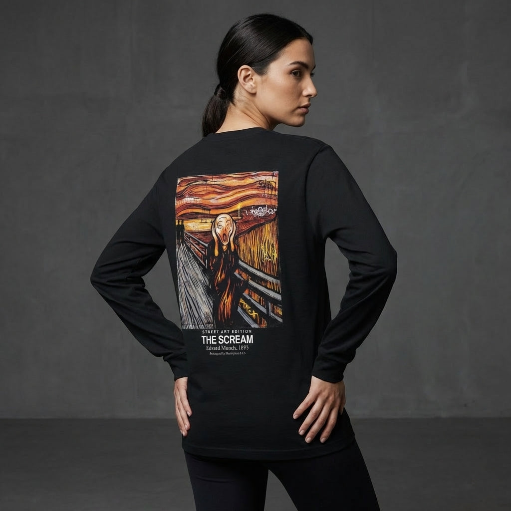 The Scream Longsleeve T-Shirt - STREET ART EDITION-2