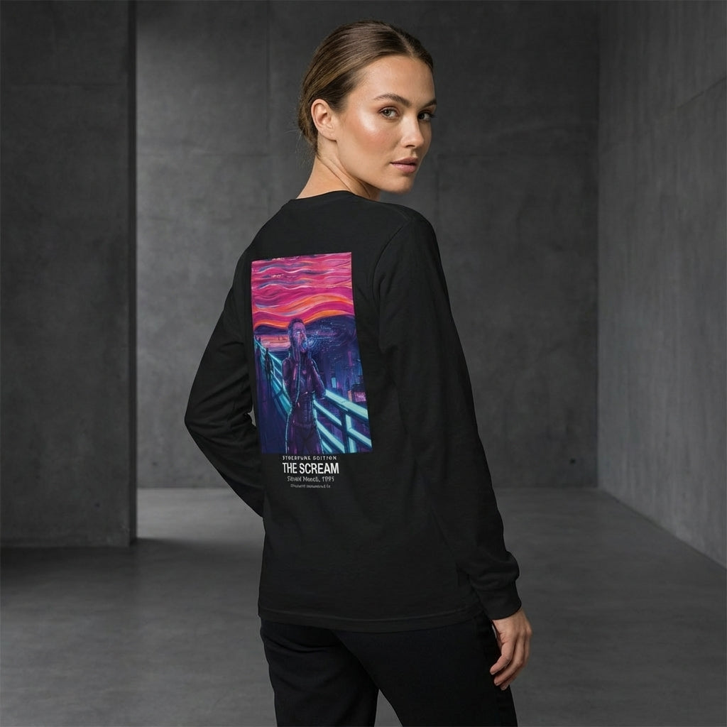 The Scream Longsleeve T-Shirt - CYBERPUNK EDITION-4