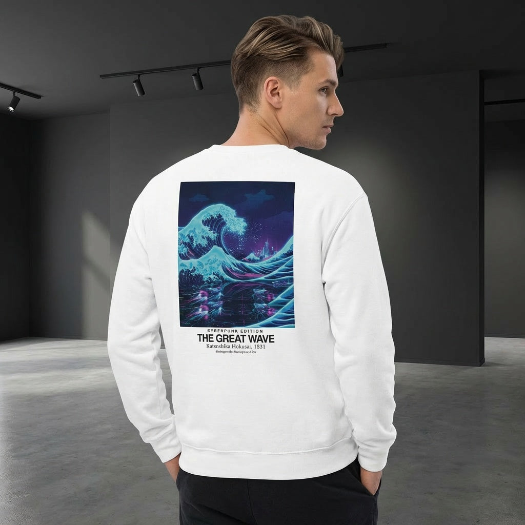 The Great Wave Sweater - CYBERPUNK EDITION-4