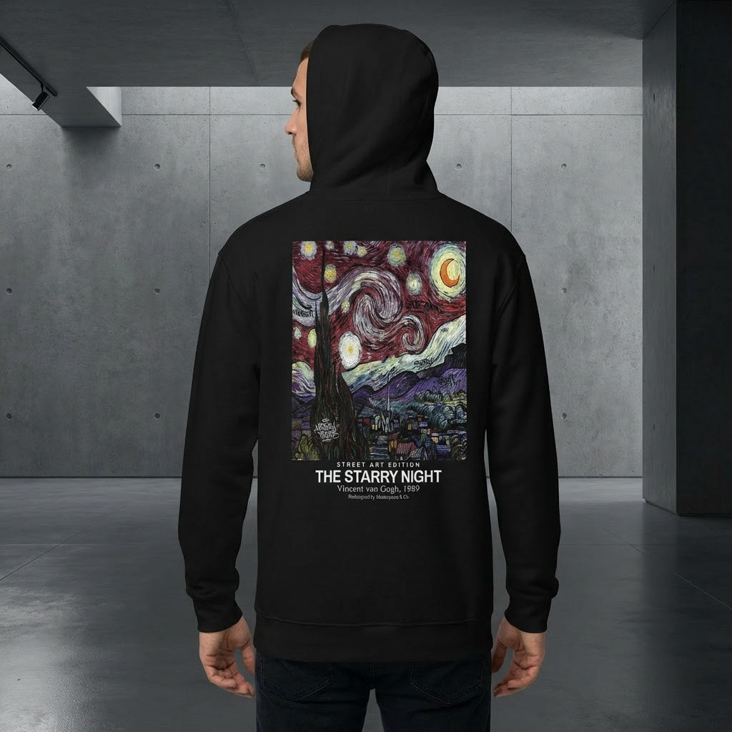 The Starry Night Hoodie - STREET ART EDITION-1
