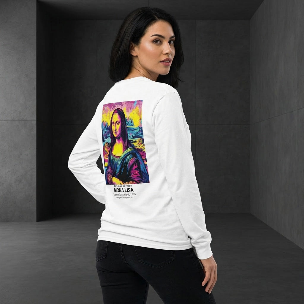 Mona Lisa Longsleeve T-Shirt - POP ART EDITION-3