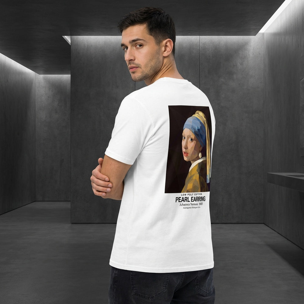Girl with a Pearl Earring T-Shirt - LOW POLY EDITION