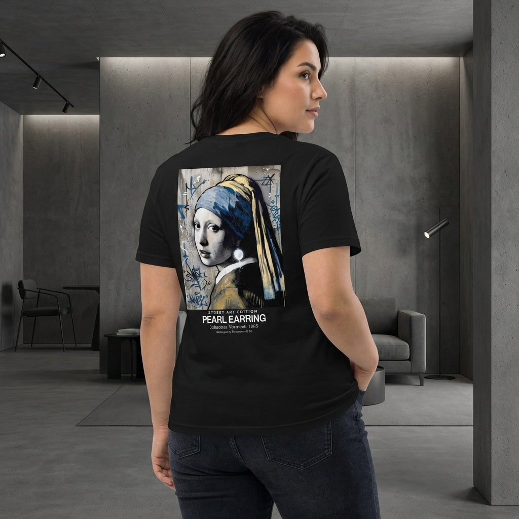 Girl with a Pearl Earring T-Shirt - STREET ART EDITION