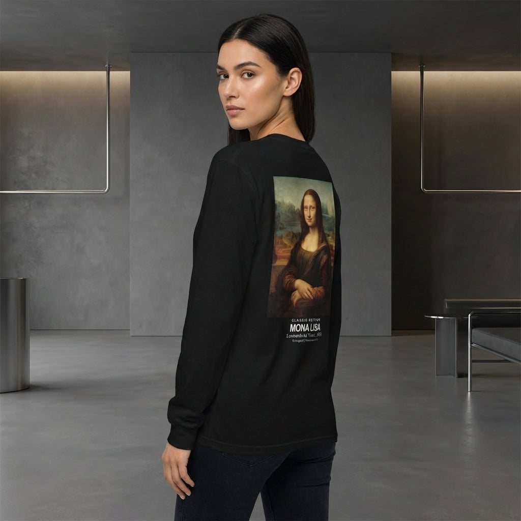Mona Lisa Longsleeve T-Shirt - CLASSIC EDITION-3