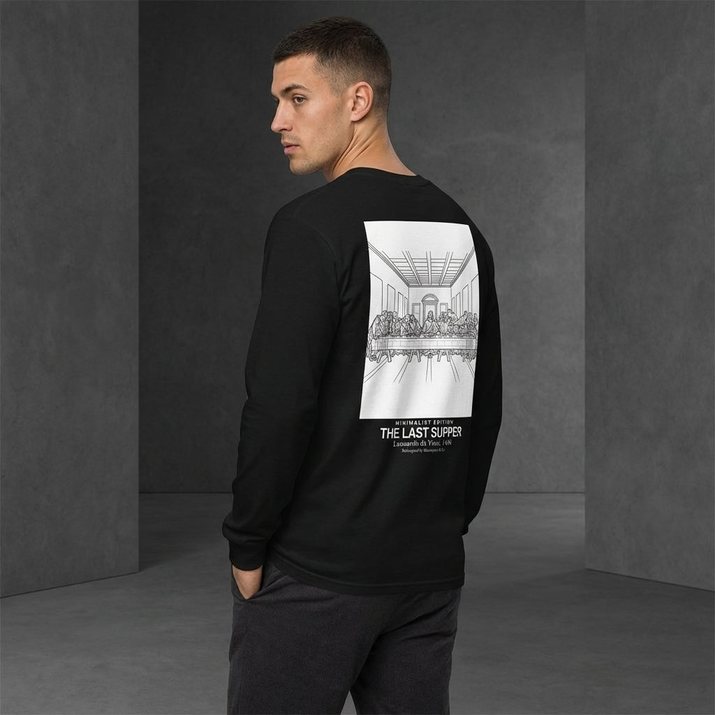 The Last Supper Longsleeve T-Shirt - MINIMALIST EDITION-3