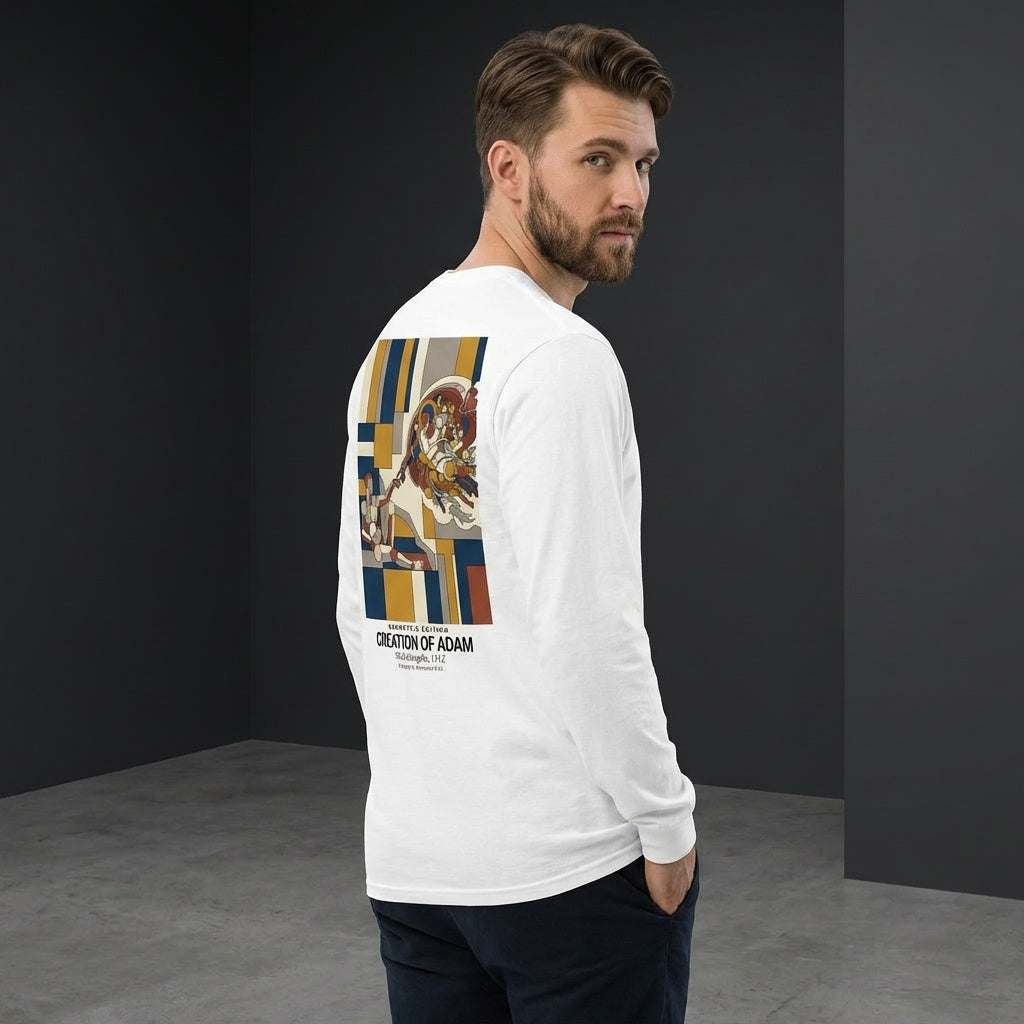 Creation of Adam Longsleeve T-Shirt - GEOMETRIC EDITION-2