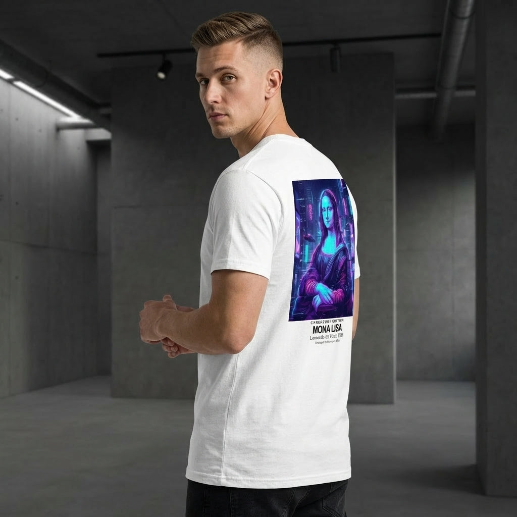 Mona Lisa T-Shirt - CYBERPUNK EDITION-3