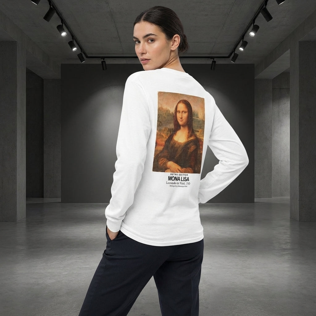 Mona Lisa Longsleeve T-Shirt - RETRO EDITION-3