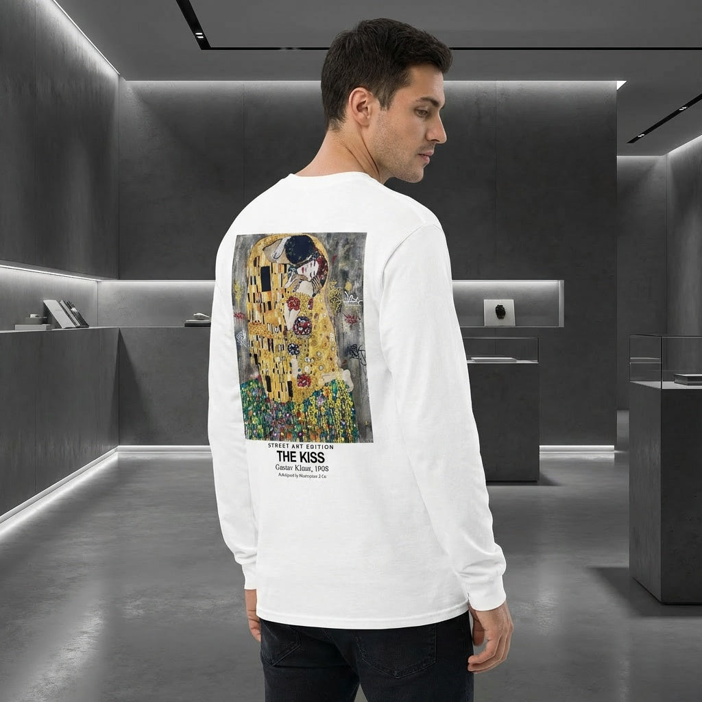 The Kiss Longsleeve T-Shirt - STREET ART EDITION-4