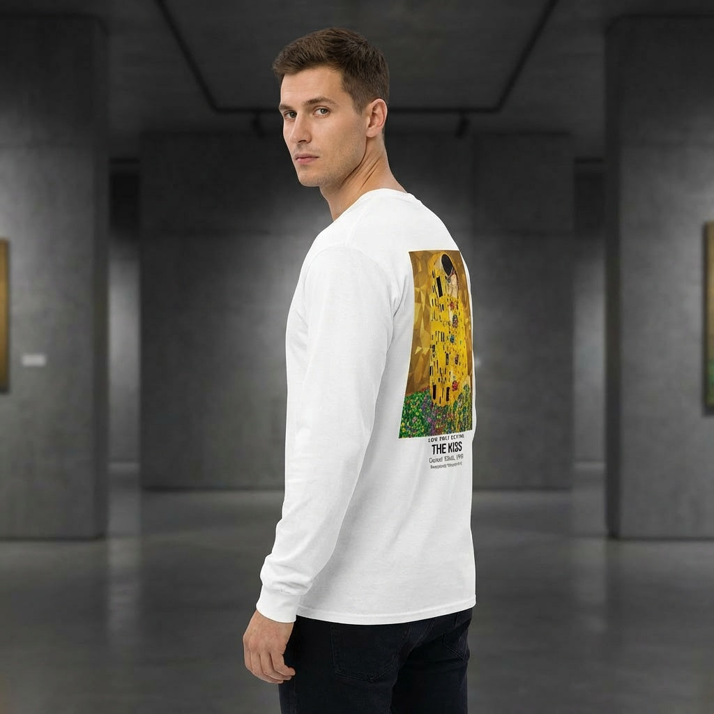 The Kiss Longsleeve T-Shirt - LOW POLY EDITION-3