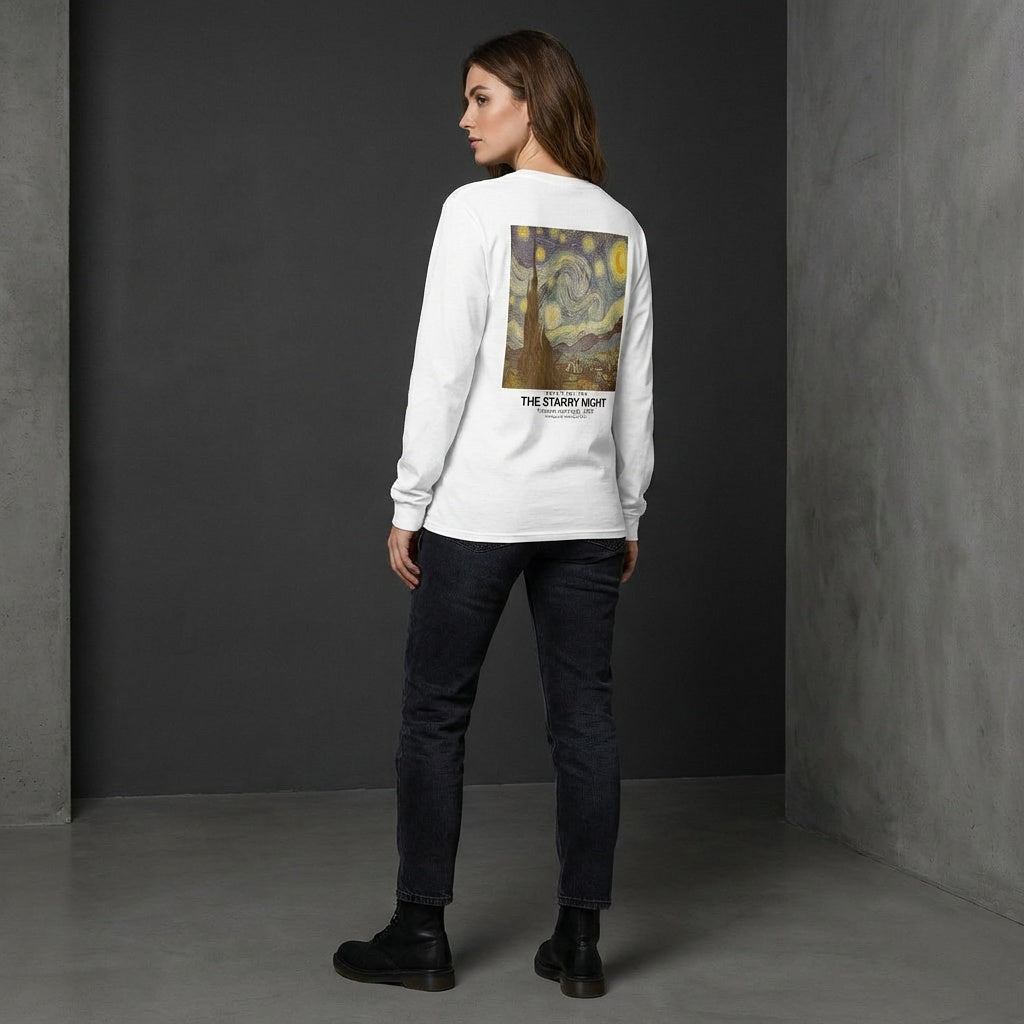 The Starry Night Longsleeve T-Shirt - RETRO EDITION-2
