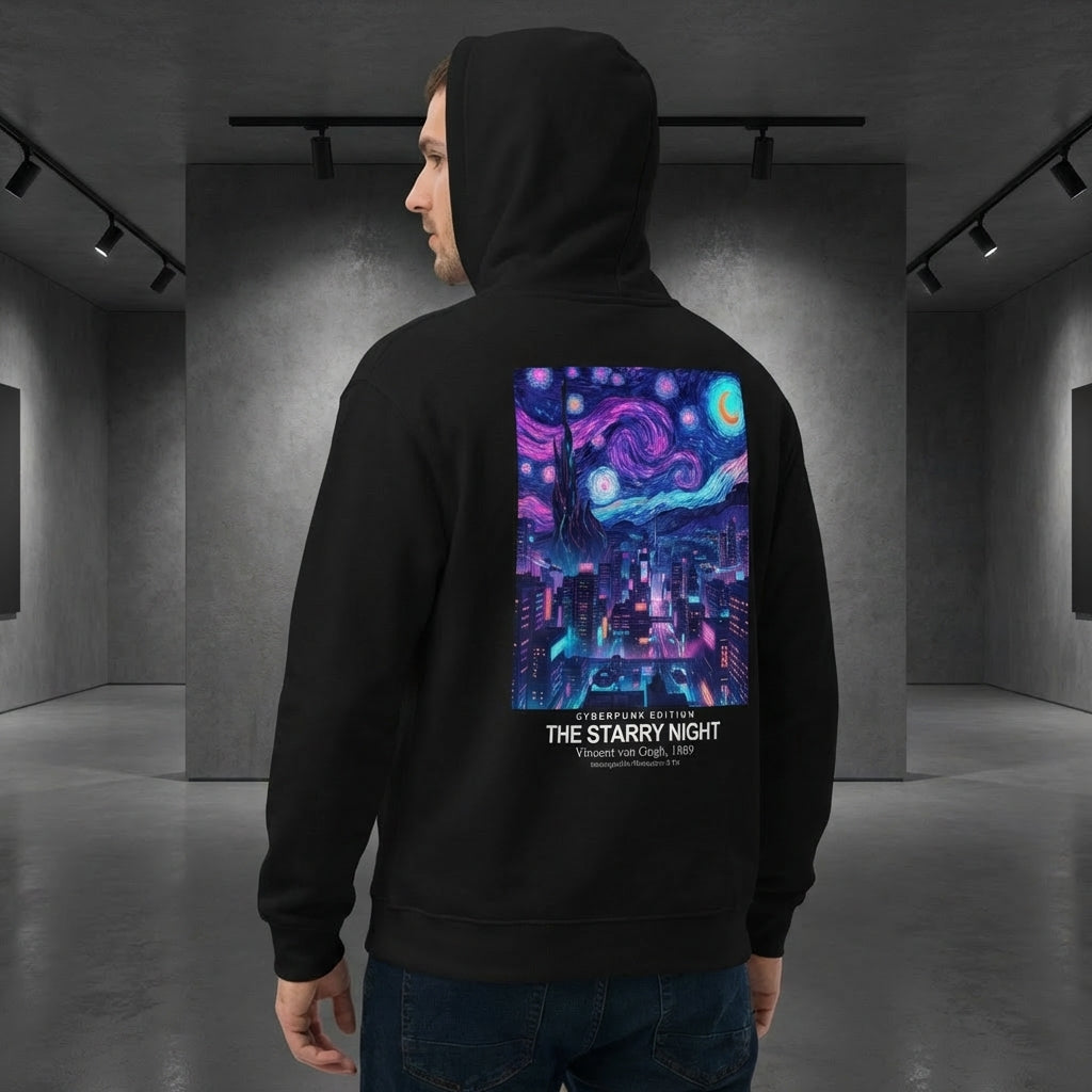 The Starry Night Hoodie - CYBERPUNK EDITION-1