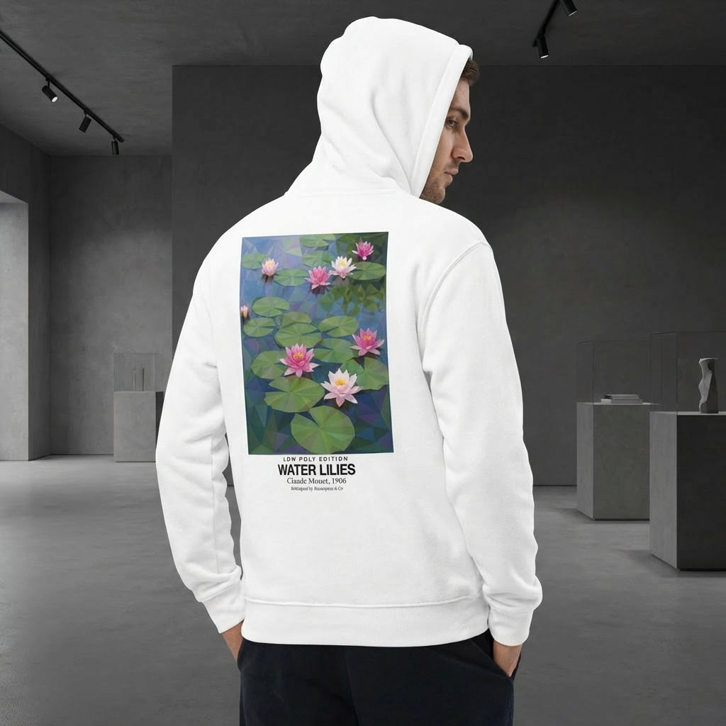 Water Lilies Hoodie - LOW POLY EDITION