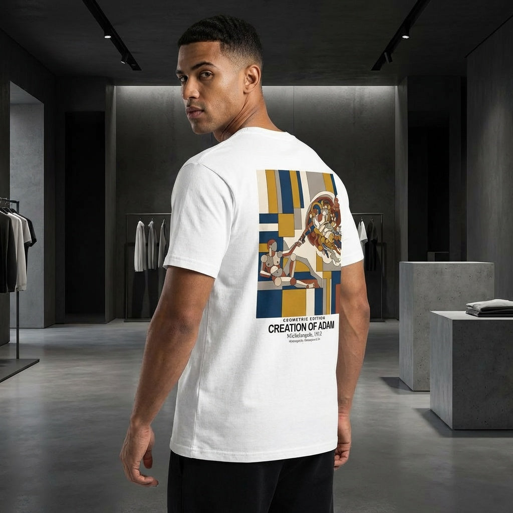 Creation of Adam T-Shirt - GEOMETRIC EDITION-2