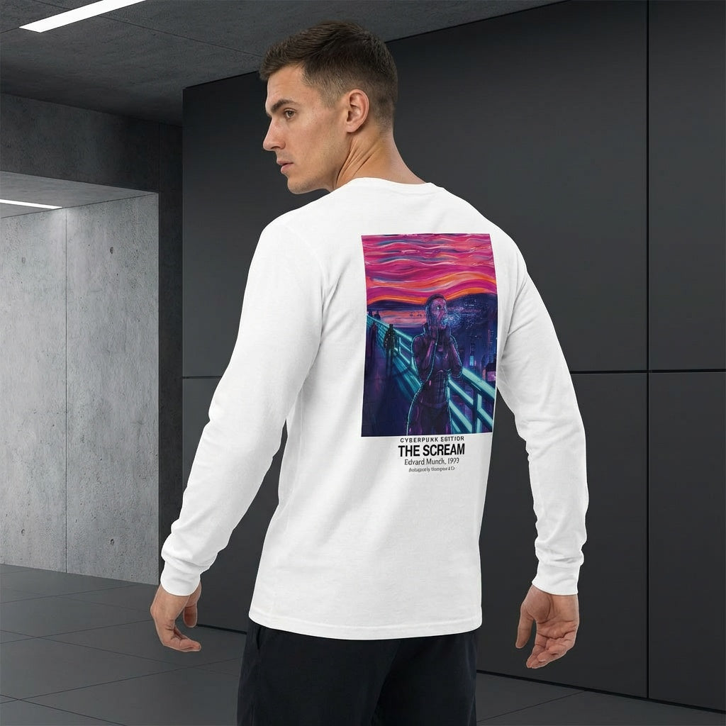 The Scream Longsleeve T-Shirt - CYBERPUNK EDITION