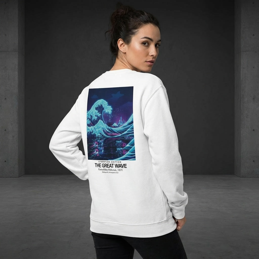 The Great Wave Sweater - CYBERPUNK EDITION-3