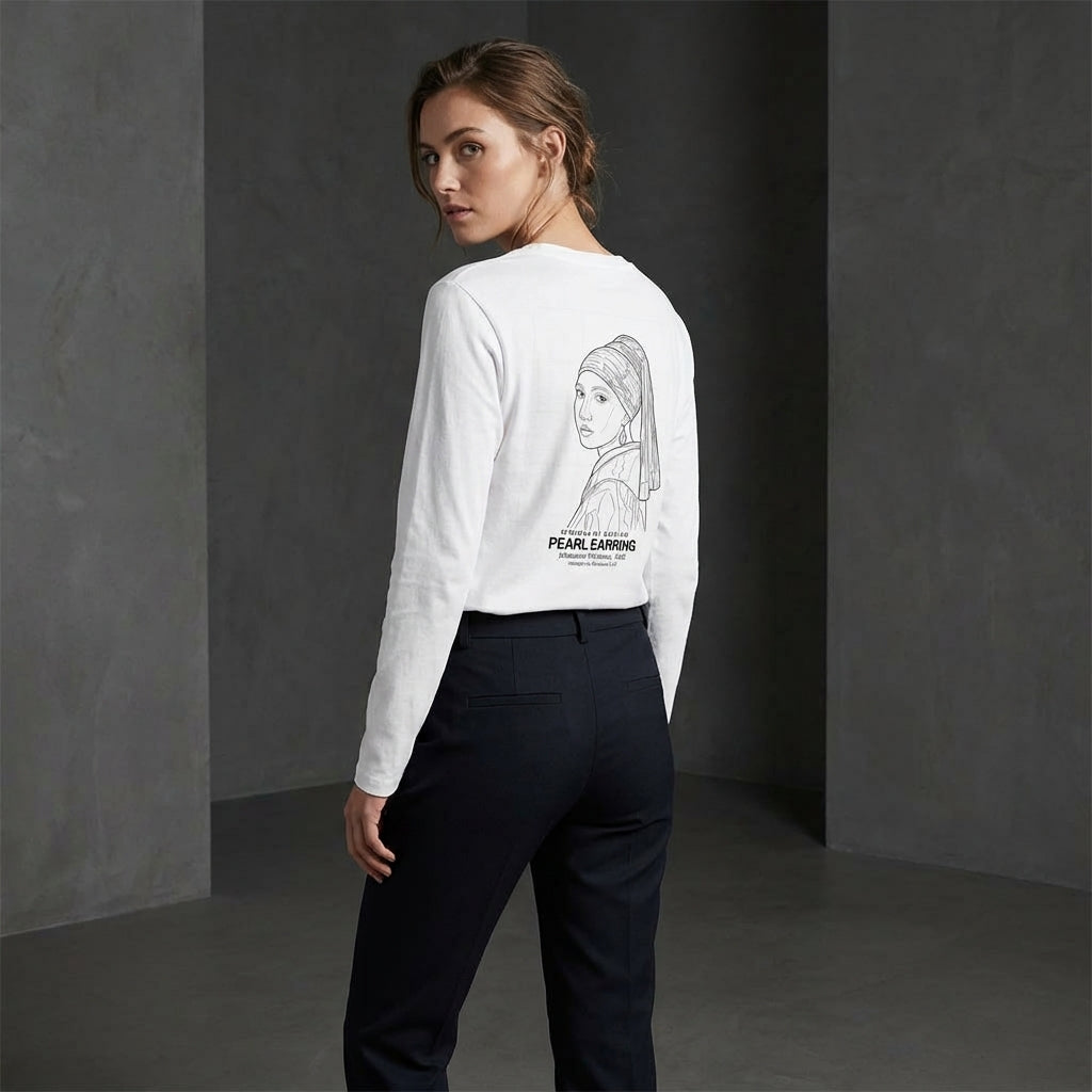 Girl with a Pearl Earring Sweater - MINIMALIST EDITION-2