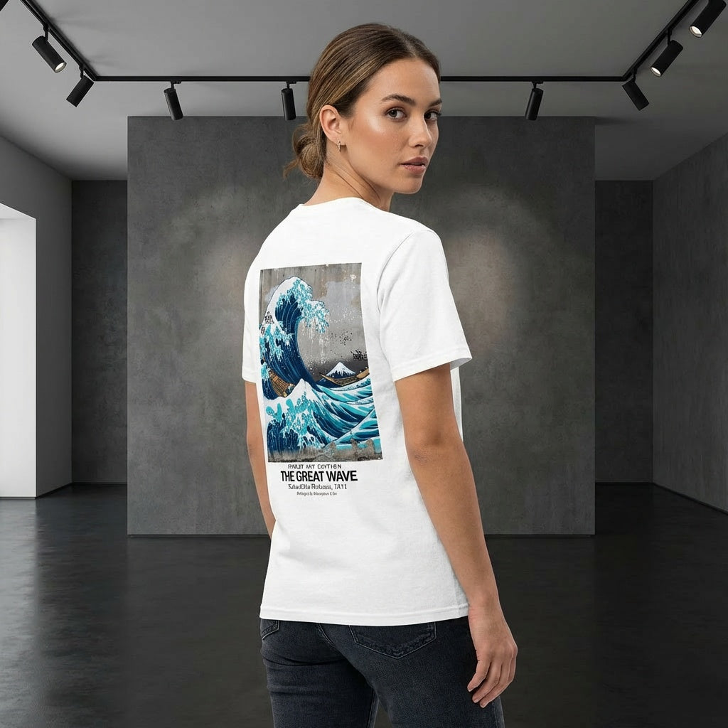 The Great Wave T-Shirt - STREET ART EDITION-4