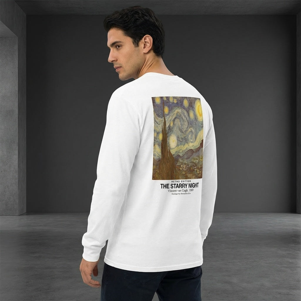 The Starry Night Longsleeve T-Shirt - RETRO EDITION
