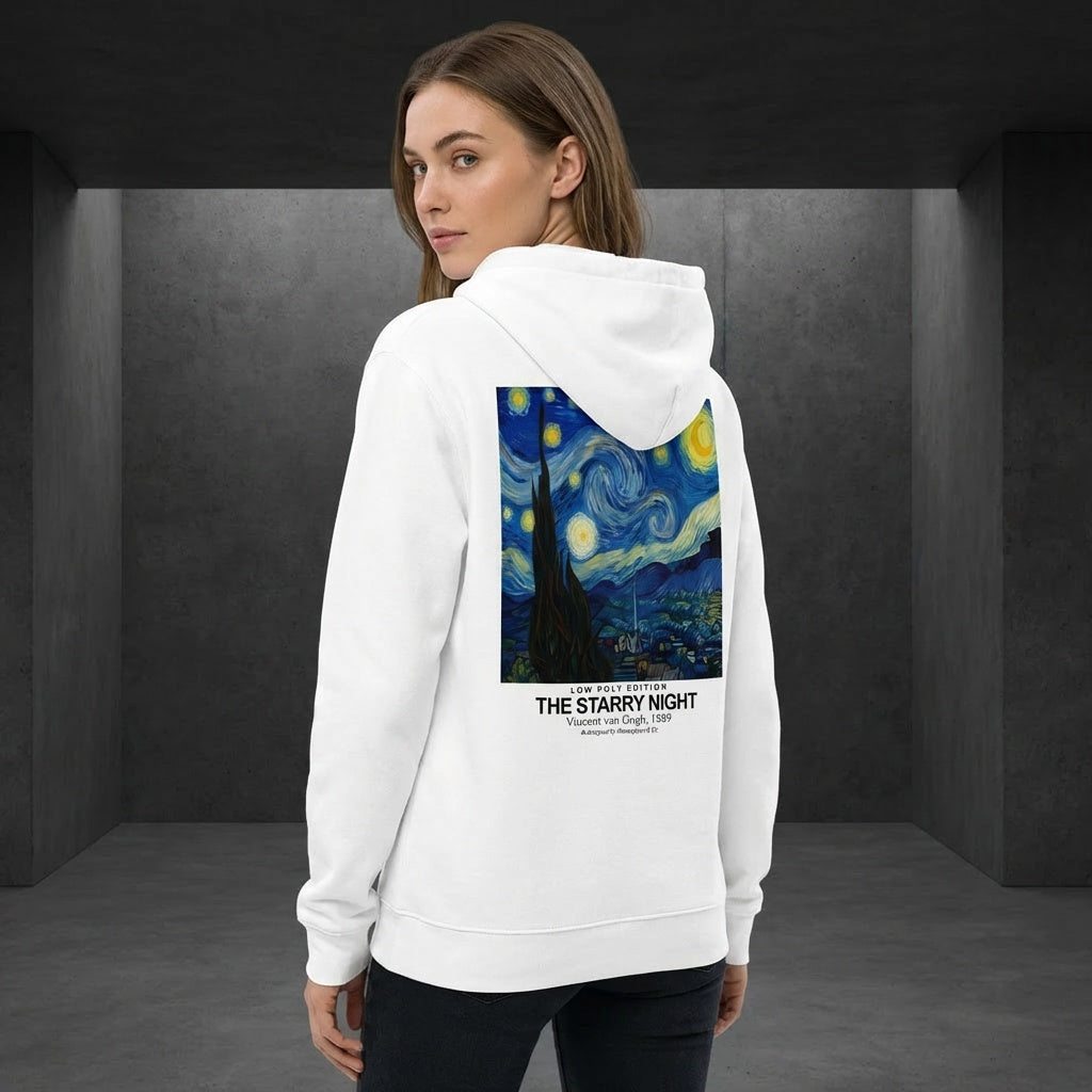The Starry Night Hoodie - LOW POLY EDITION-4