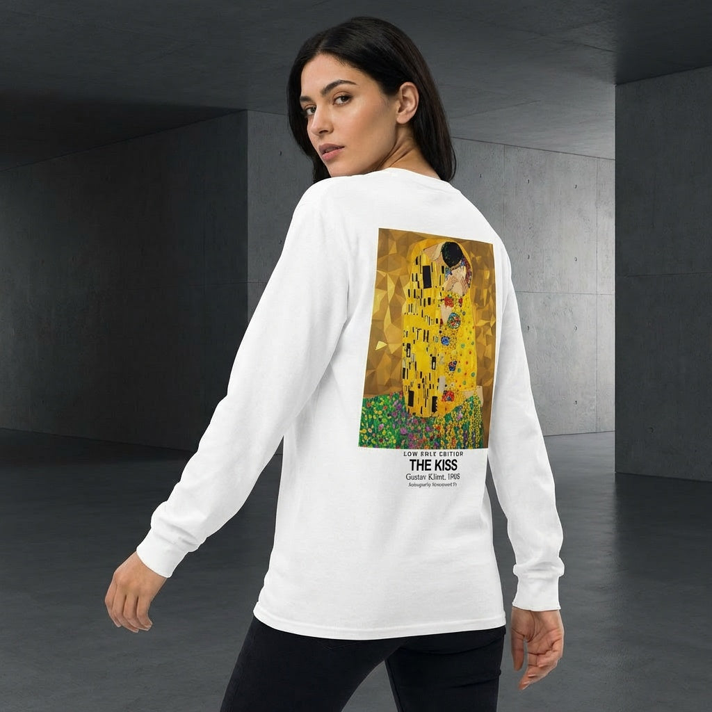 The Kiss Longsleeve T-Shirt - LOW POLY EDITION-4
