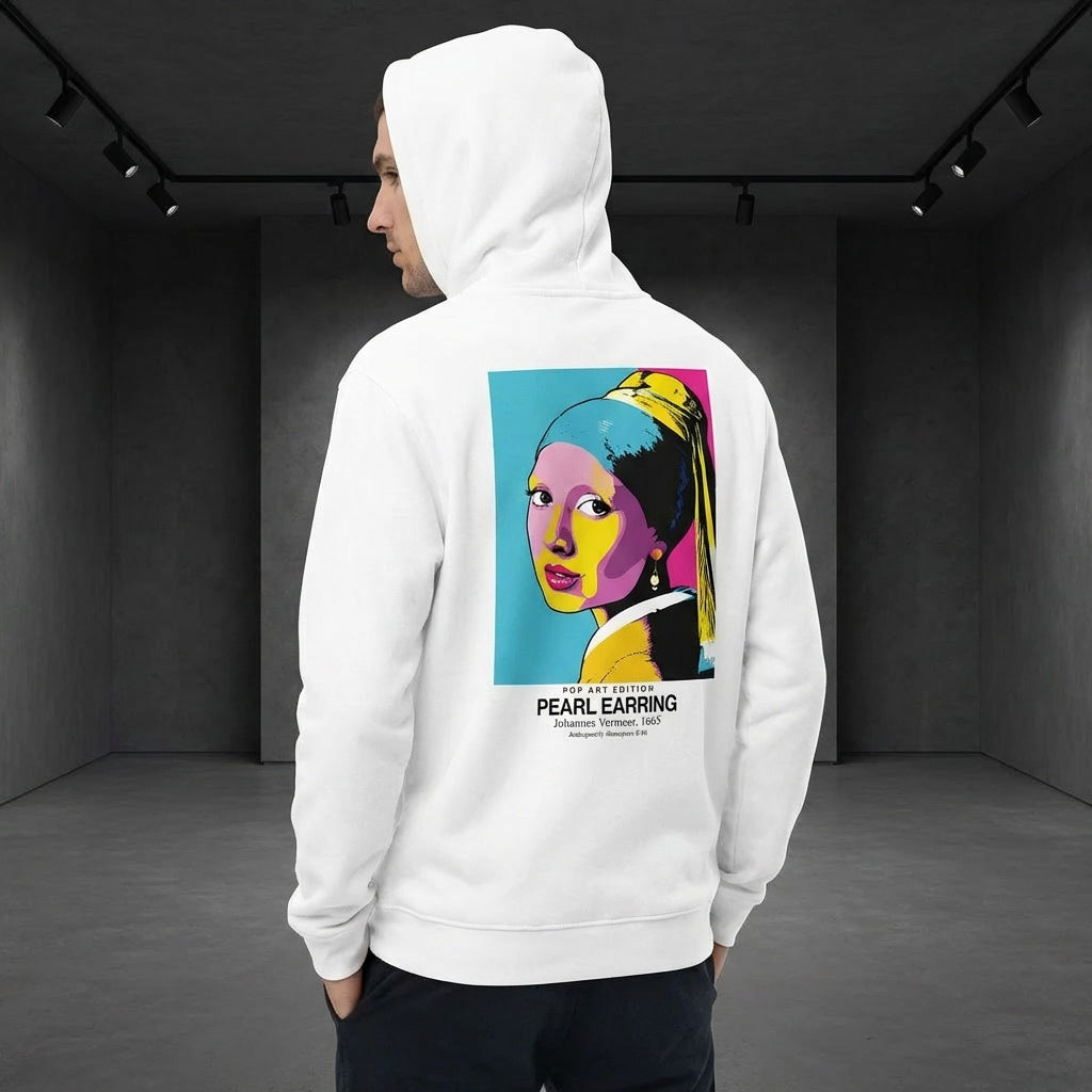 Girl with a Pearl Earring Hoodie - POP ART EDITION