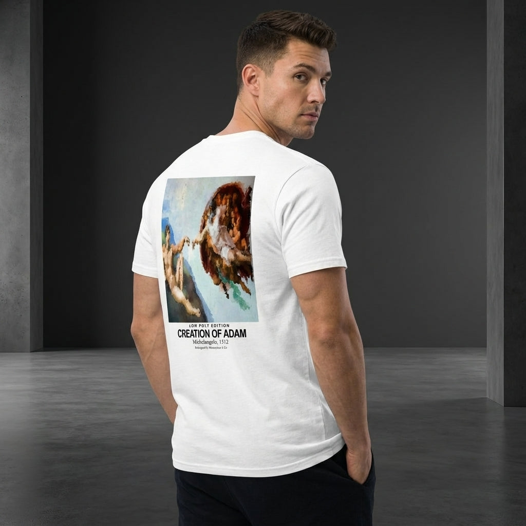 Creation of Adam T-Shirt - LOW POLY EDITION-2