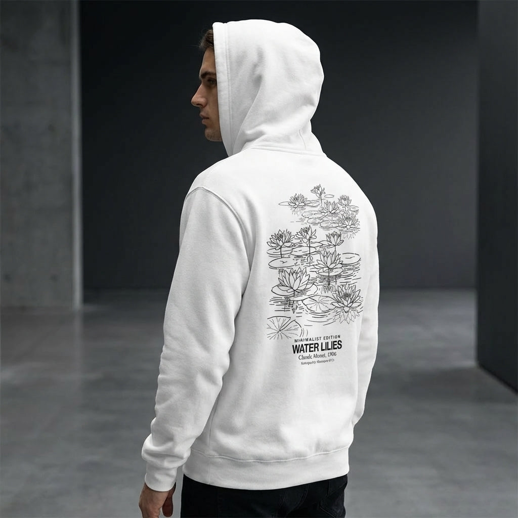 Water Lilies Hoodie - MINIMALIST EDITION
