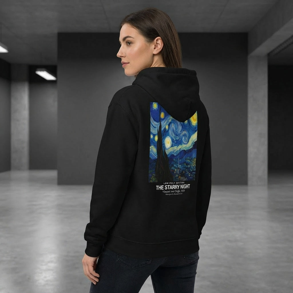 The Starry Night Hoodie - LOW POLY EDITION-2