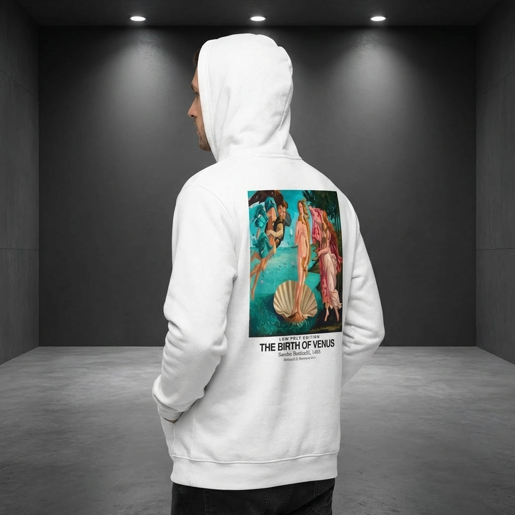 The Birth of Venus Hoodie - LOW POLY EDITION