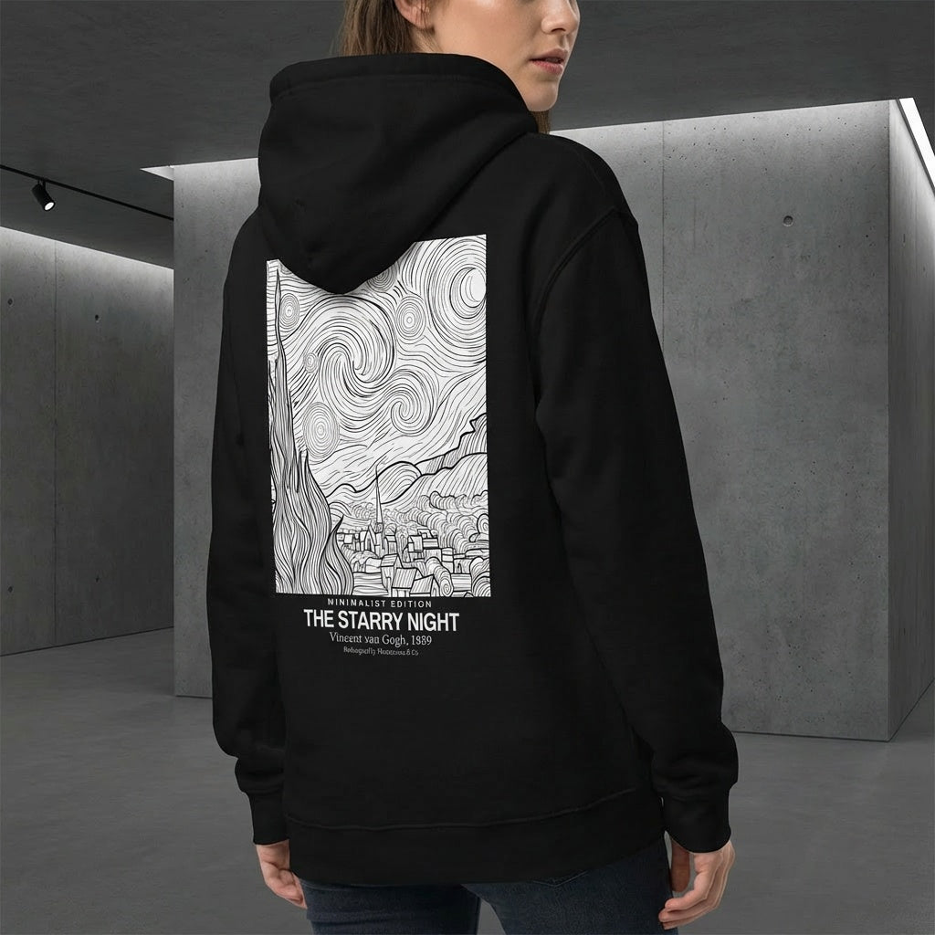 The Starry Night Hoodie - MINIMALIST EDITION-4