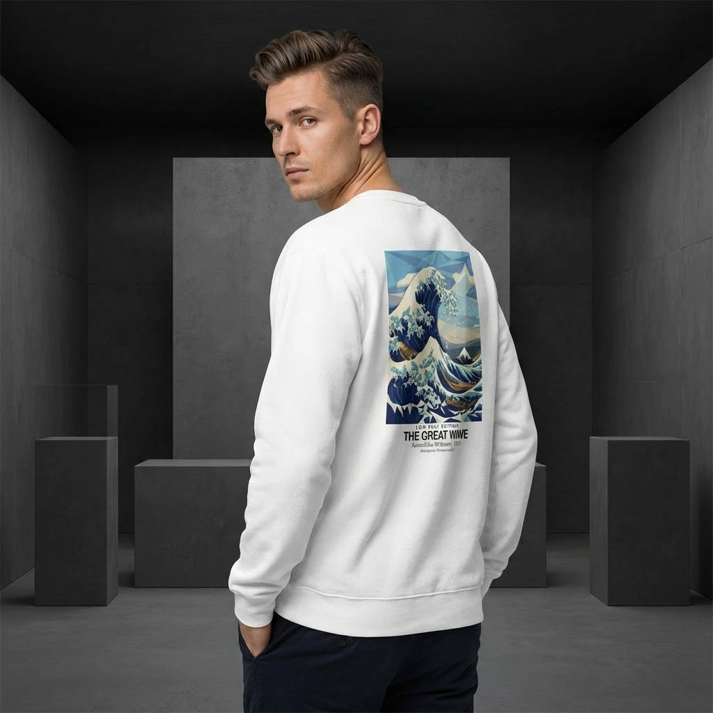The Great Wave Sweater - LOW POLY EDITION-4