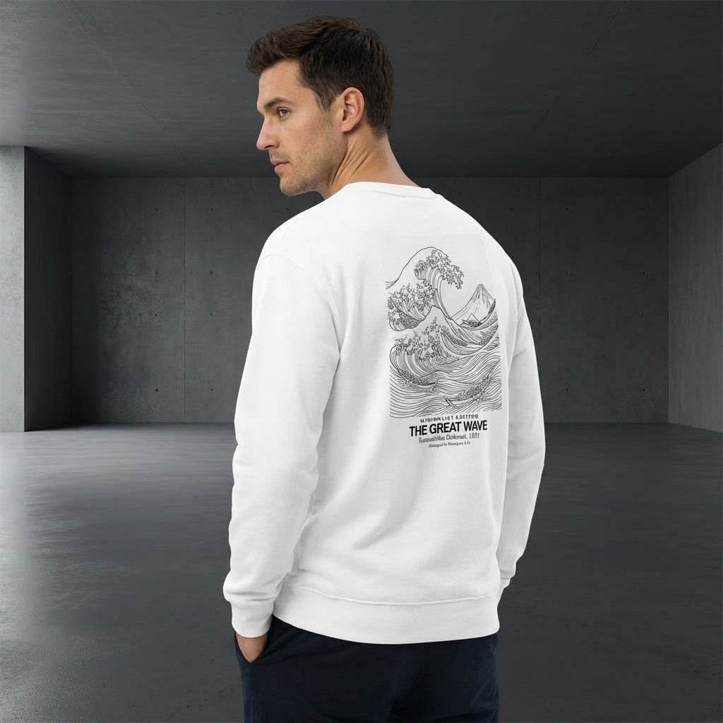 The Great Wave Sweater - MINIMALIST EDITION-1