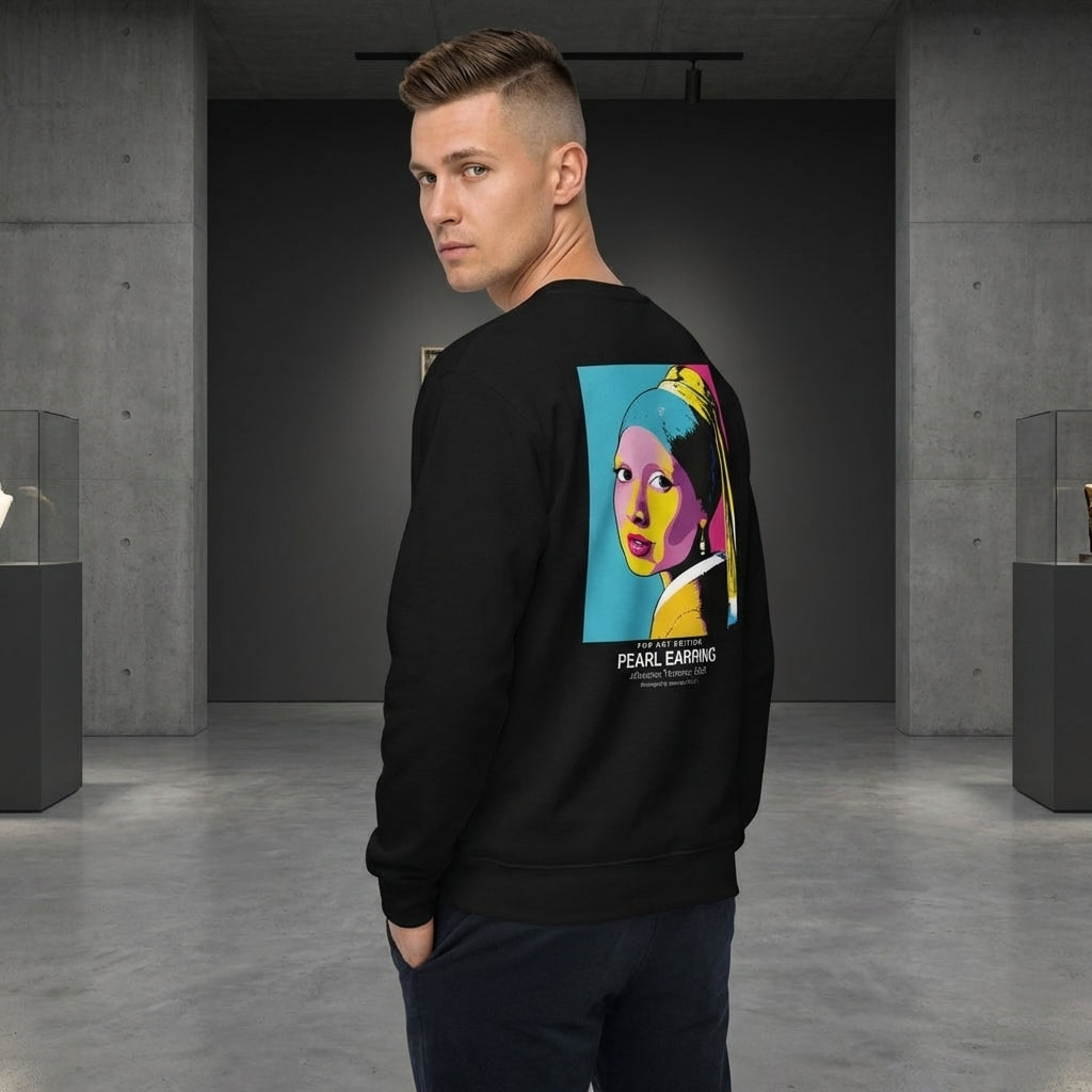 Girl with a Pearl Earring Sweater - POP ART EDITION-2