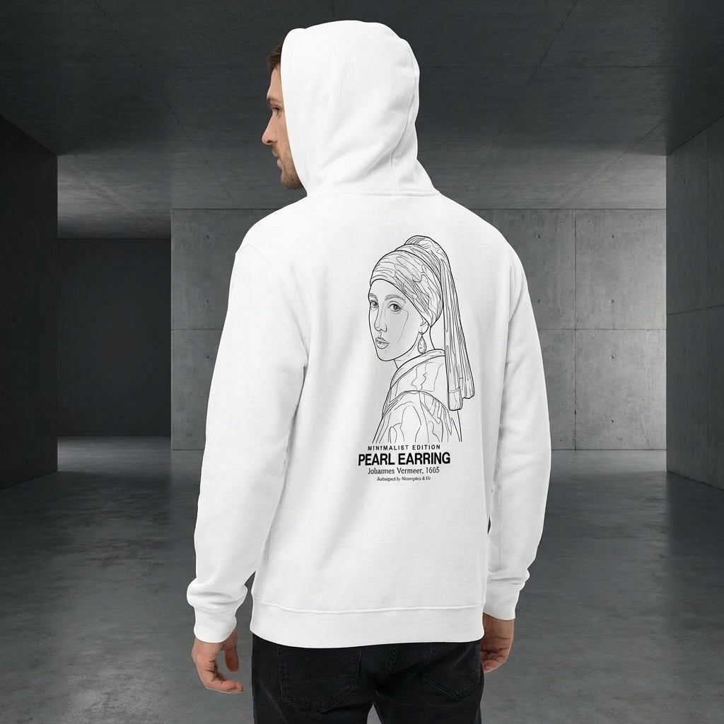 Girl with a Pearl Earring Hoodie - MINIMALIST EDITION