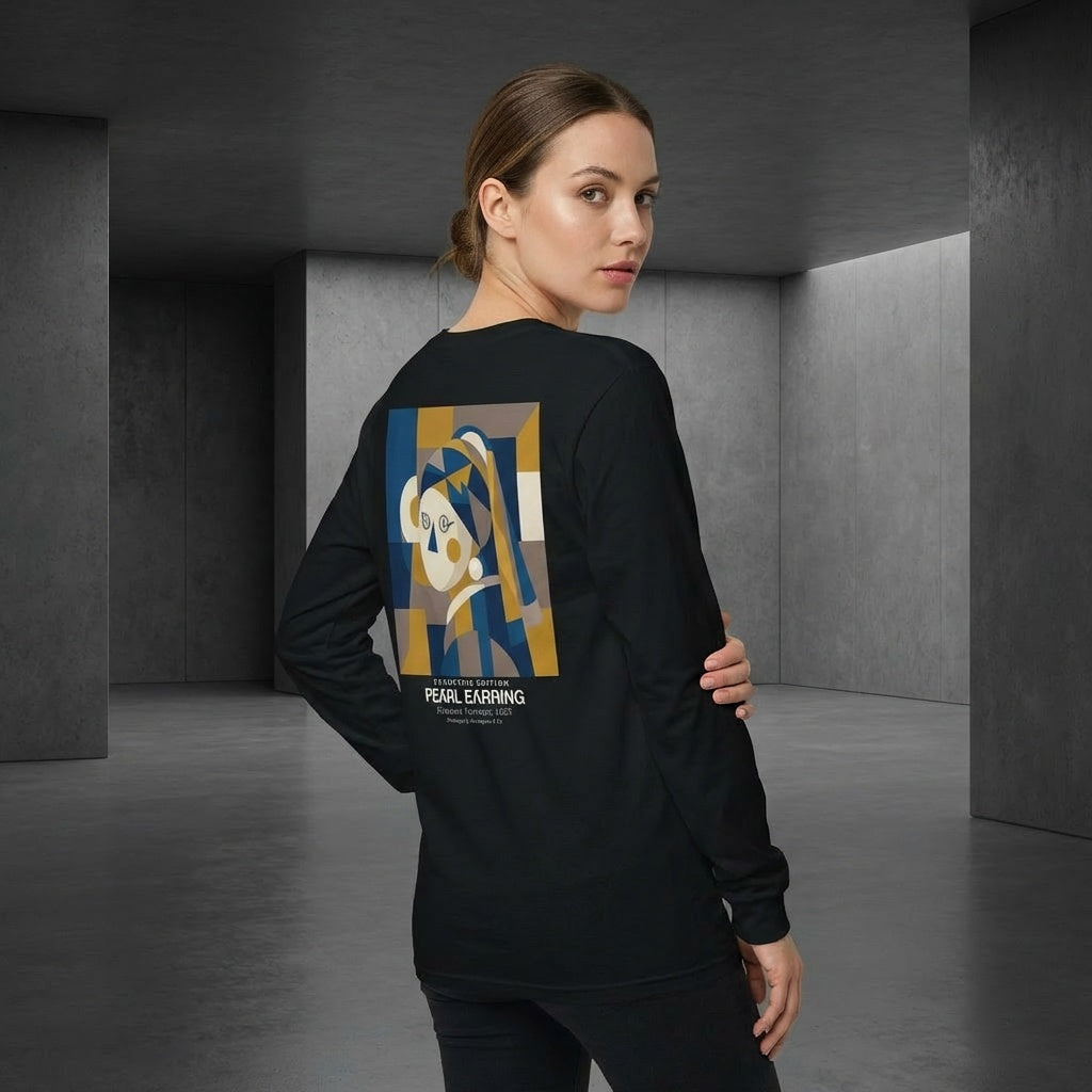 Girl with a Pearl Earring Sweater - GEOMETRIC EDITION-4